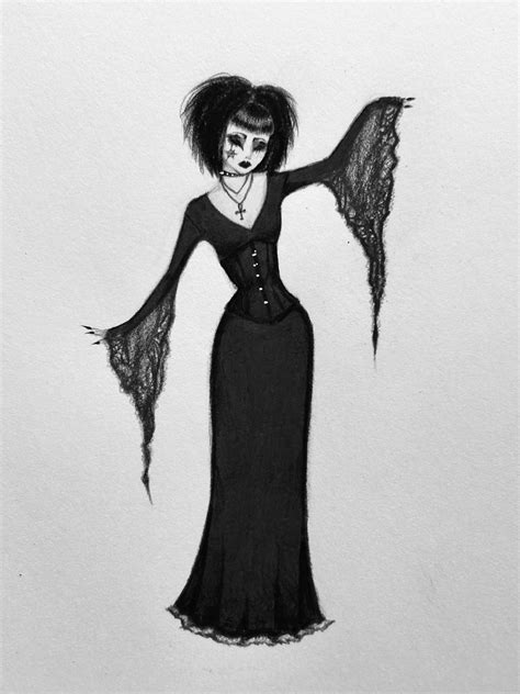 Gothic Halloween Drawing Prompts