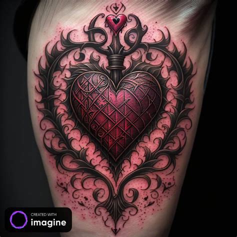 Gothic Heart Tattoo