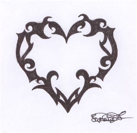 35 best Gothic Heart Tattoos images on Pinterest Heart