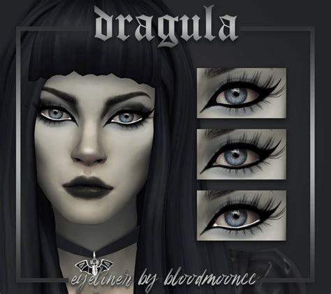 Gothic Makeup Sims 4 CC