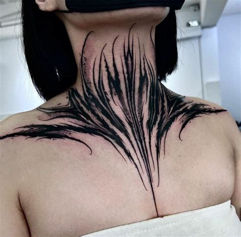 Gothic Neck Tattoos