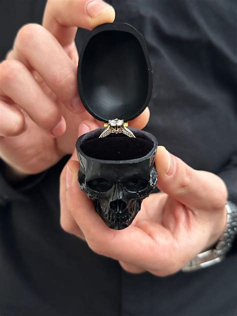 Gothic Wedding Ring Boxes