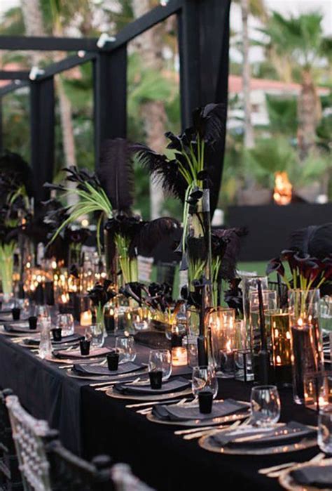 Go Magnificently Dark: Unleash the Eerie Charm of Gothic Wedding Table Decorations