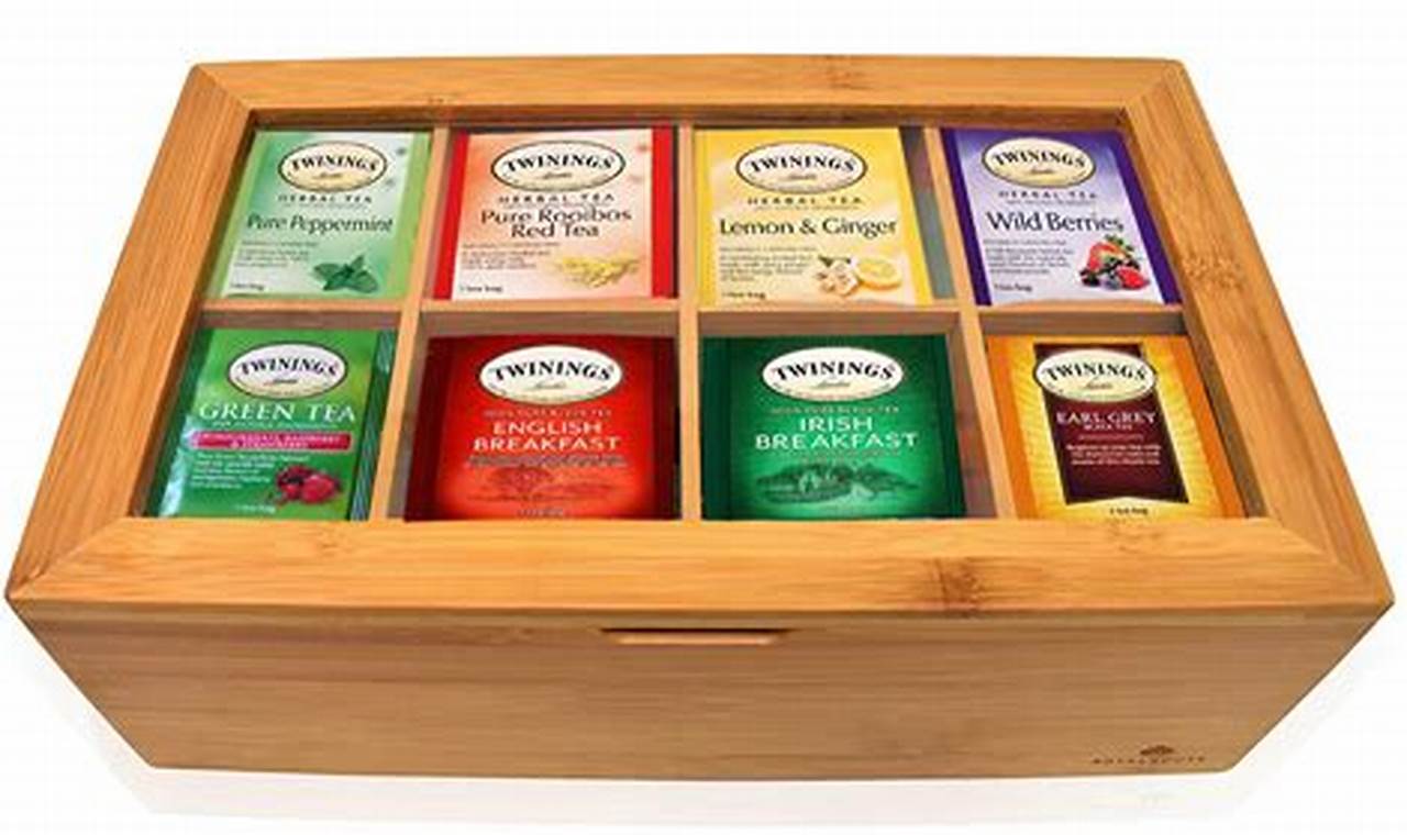 Gourmet tea sampler sets for cozy tea times
