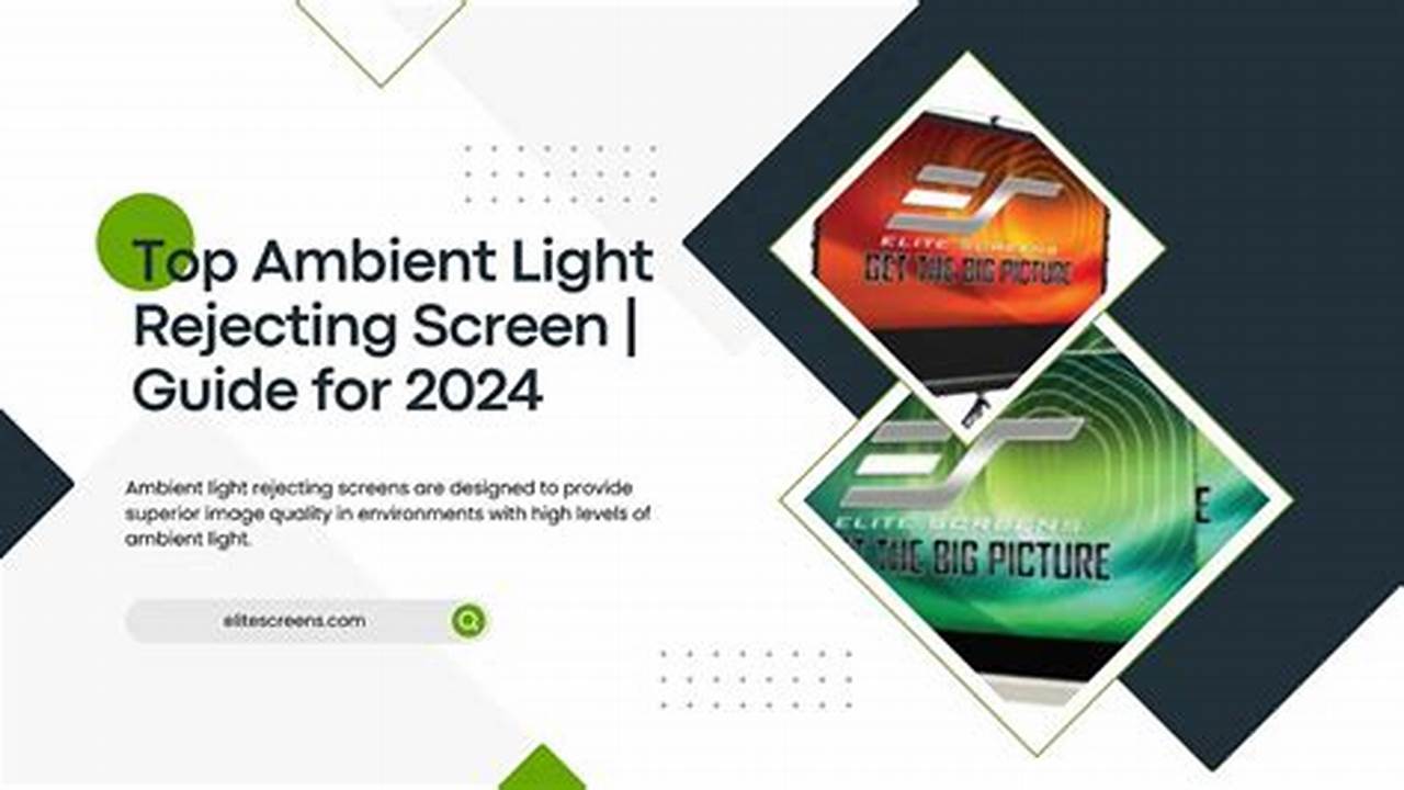 Gove Envision Since 2024-Ambient Light Rejecting Screen