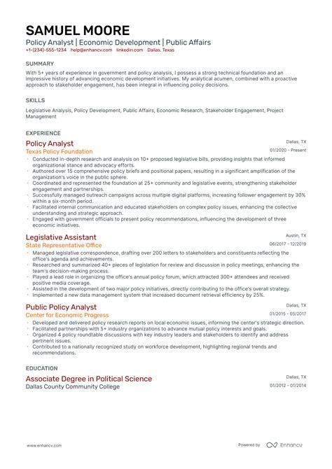 Government Resume Formats