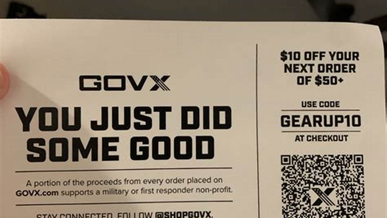 Govx Discount Code 2024 Coupon Code