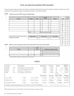Sac State GPA Calculator: Calculate Your Grade Point Average Easily and Accurately!