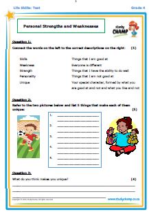 How To Get The Most Out Of Grade 4 Life Skills Worksheets Pdf