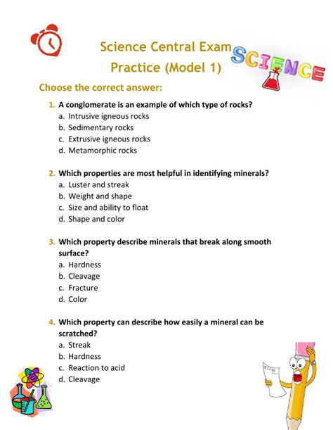 Grade 5 Science Worksheets