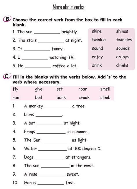 Grade 2 English Worksheets