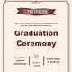 Graduation Ceremony Template