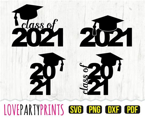 Download Graduation 2021 SVG Commercial Use DXF Files