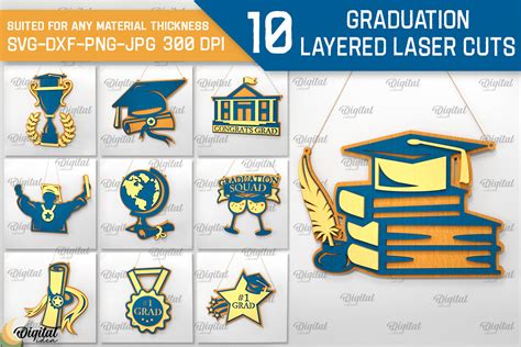 Download Graduation Bundle Cut Images