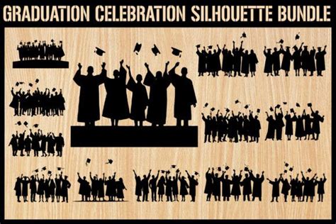 Download Graduation Bundle Silhouette For Crafts