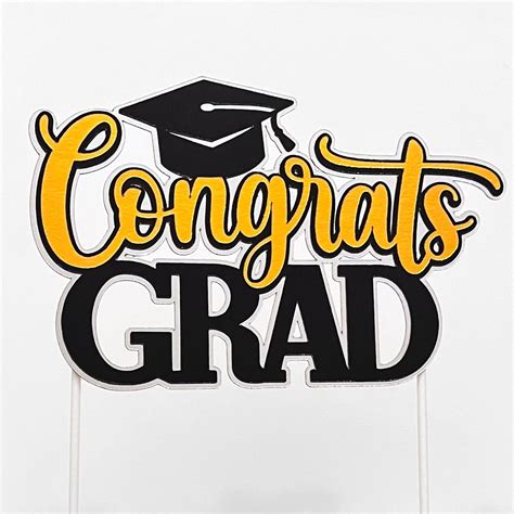 Download Graduation Cake Topper | Congrats SVG Images
