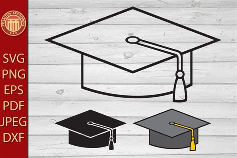 Download Graduation Cap SVG, Graduation Clipart Creativefabrica DXF Files