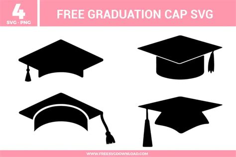 Download Graduation Cap SVG, Graduation Clipart Cut Images