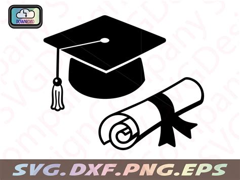 Download Graduation Cap SVG, Graduation Clipart for Cricut Machine