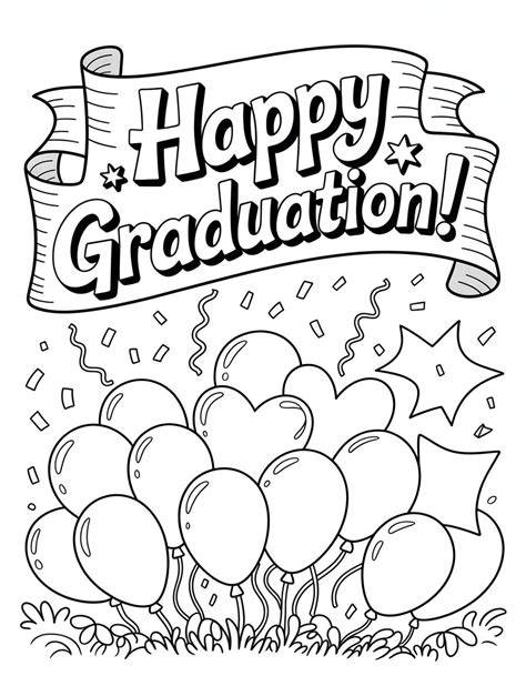 Graduation Color Pages