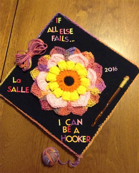 Graduation Crochet Cap