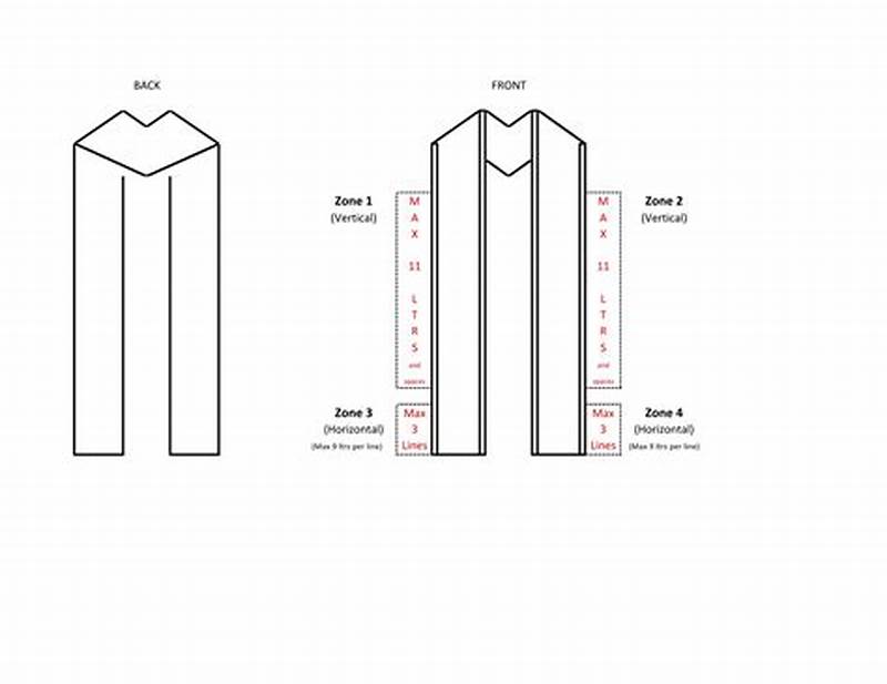 Graduation Stole Pattern