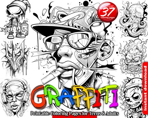 Graffiti Color Pages