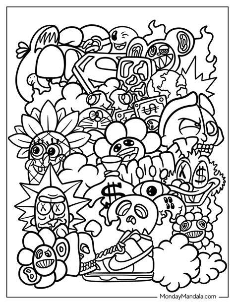 Graffiti Coloring Pages For Adults