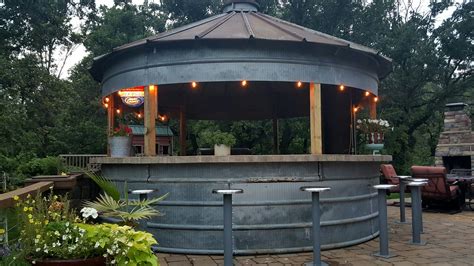 Harvest Your Culinary Creativity: Transform Your Backyard with a Chic Grain Bin Outdoor Kitchen