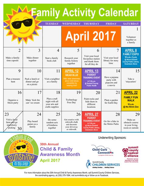 Grand Rapids Activity Calendar