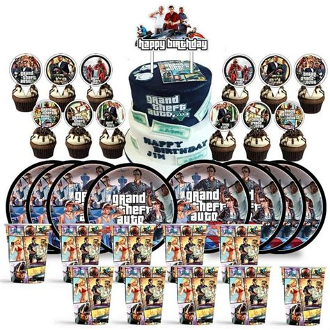 Celebrate in Style with Grand Theft Auto Birthday Decorations: The Ultimate Gaming-Themed Party Décor!