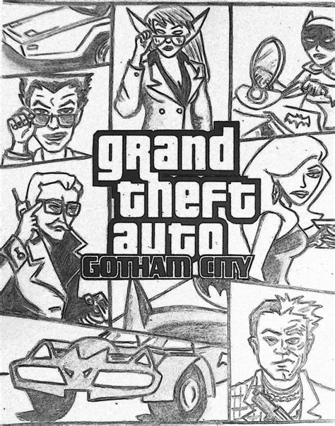 Grand Theft Auto Coloring Pages