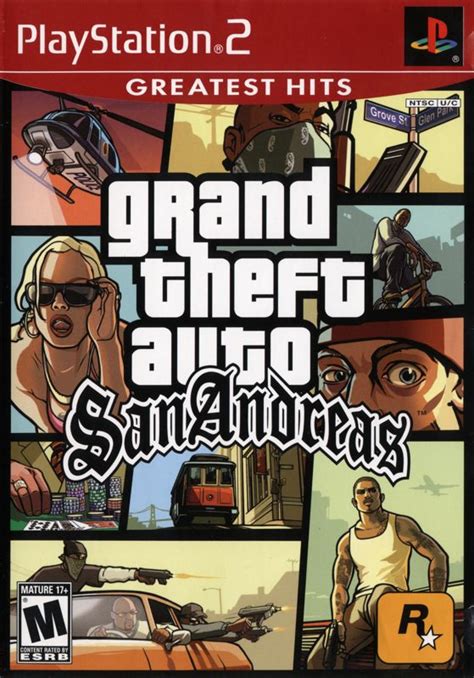 Grand Theft Auto San Andreas PS2 cover