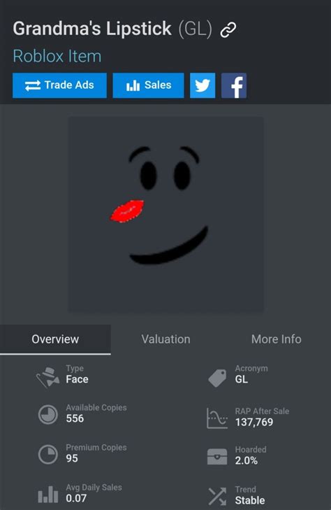 Grandma\'s Lipstick - Roblox ID
