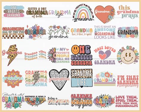 Download Grandma Design Bundle Commercial Use