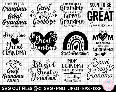 Download Grandma Design Bundle Commercial Use DXF Files