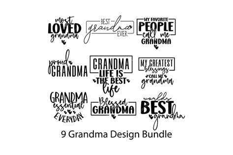 Download Grandma Design Bundle Easy Edite