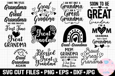 Download Grandma Design Bundle Files for Cricut