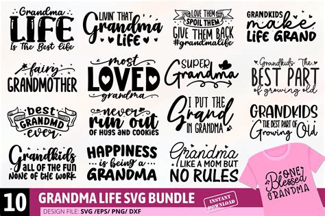 Download Grandma Life Bundle For Silhouette