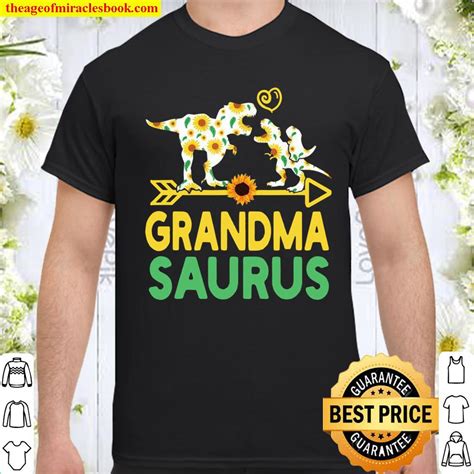 Get Ready to Roar with Grandma Saurus Shirt: A Dino-mite Fashion!