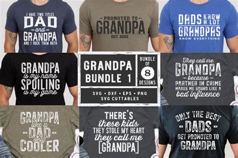 Download Grandpa Bundle Fathers Day Bundle Files For Crafts