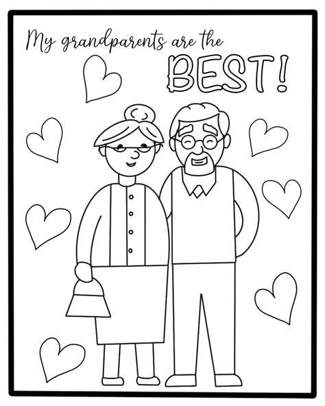 Grandparent Coloring Pages