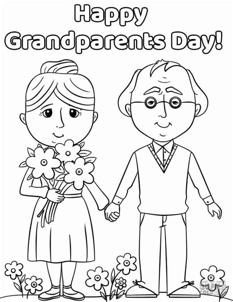 Grandparents Coloring Pages