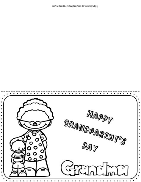 Grandparents Day Card Printables