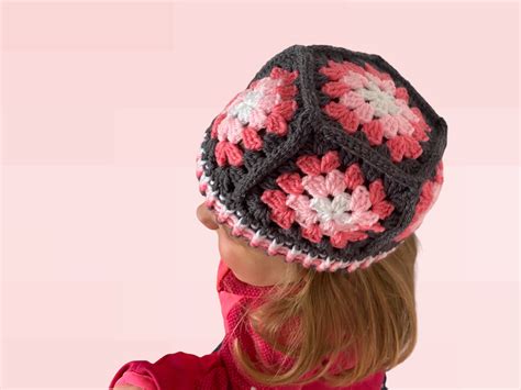 Granny Square Crochet Hat