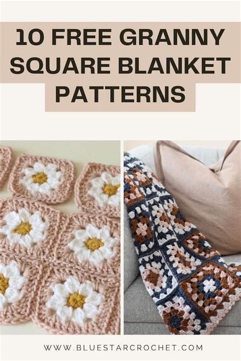 Granny Square Crochet Pattern Blanket