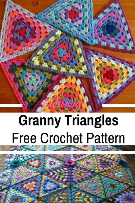 Granny Square Triangle Pattern