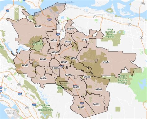 Grapevine Texas Wall Map (Basic Style) by MarketMAPS