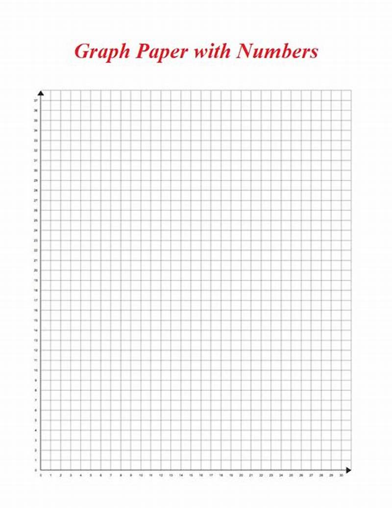 Graph Paper With Numbers Printable