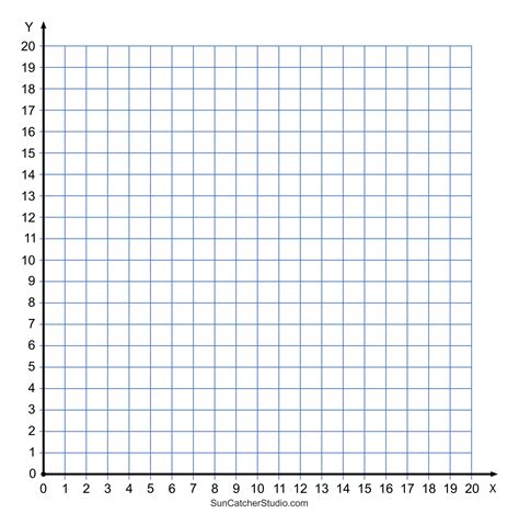 Graph Paper With Numbers Up To 20